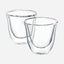 De'Longhi 2 Piece Espresso Glass Set