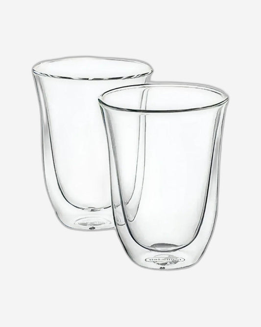 De'Longhi 2 Piece Latte Macchiato Thermo Glasses