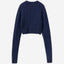 Wool Blend Hair Knit Crop Sweater