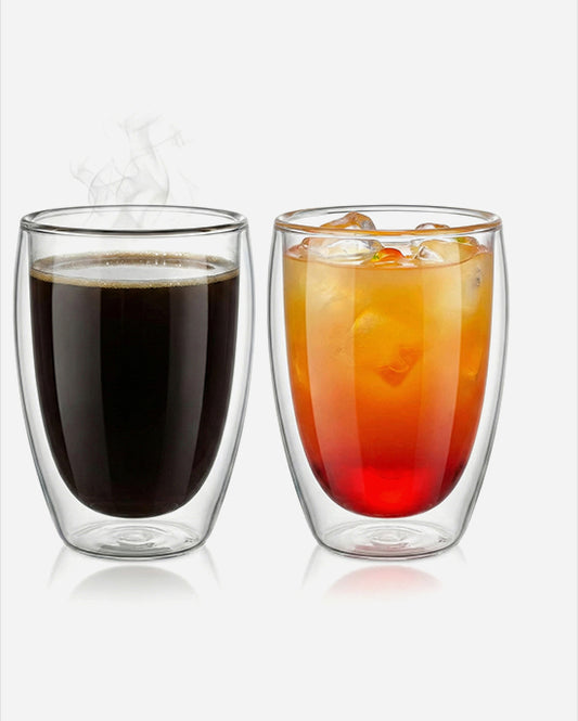 Cuisine Art Borosilicate Double Wall Glass Set 350ml 2Pc