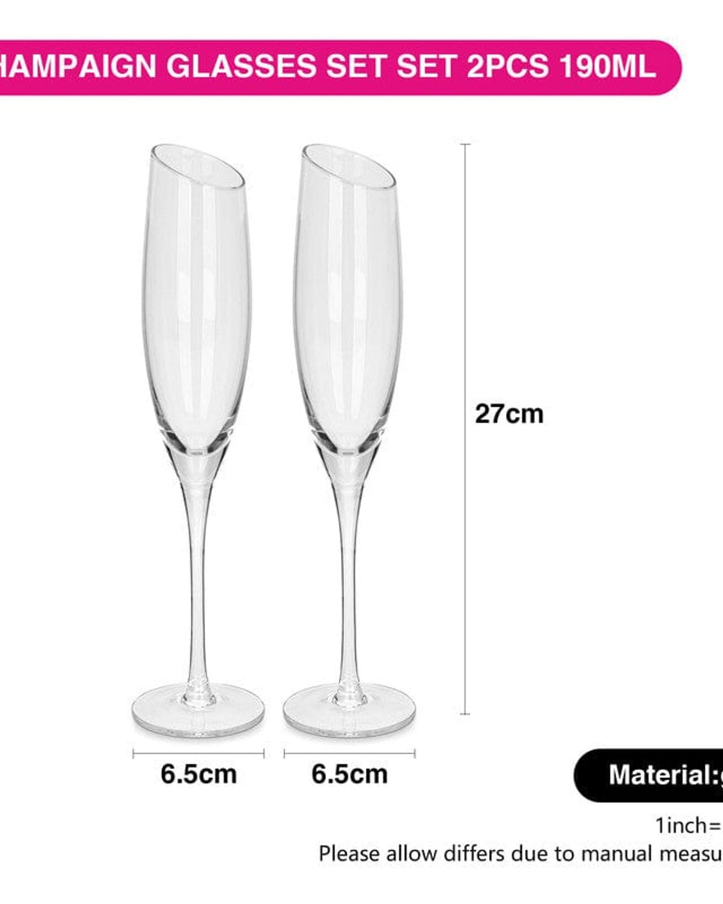 Fissman Champagne 2Pc 190ml