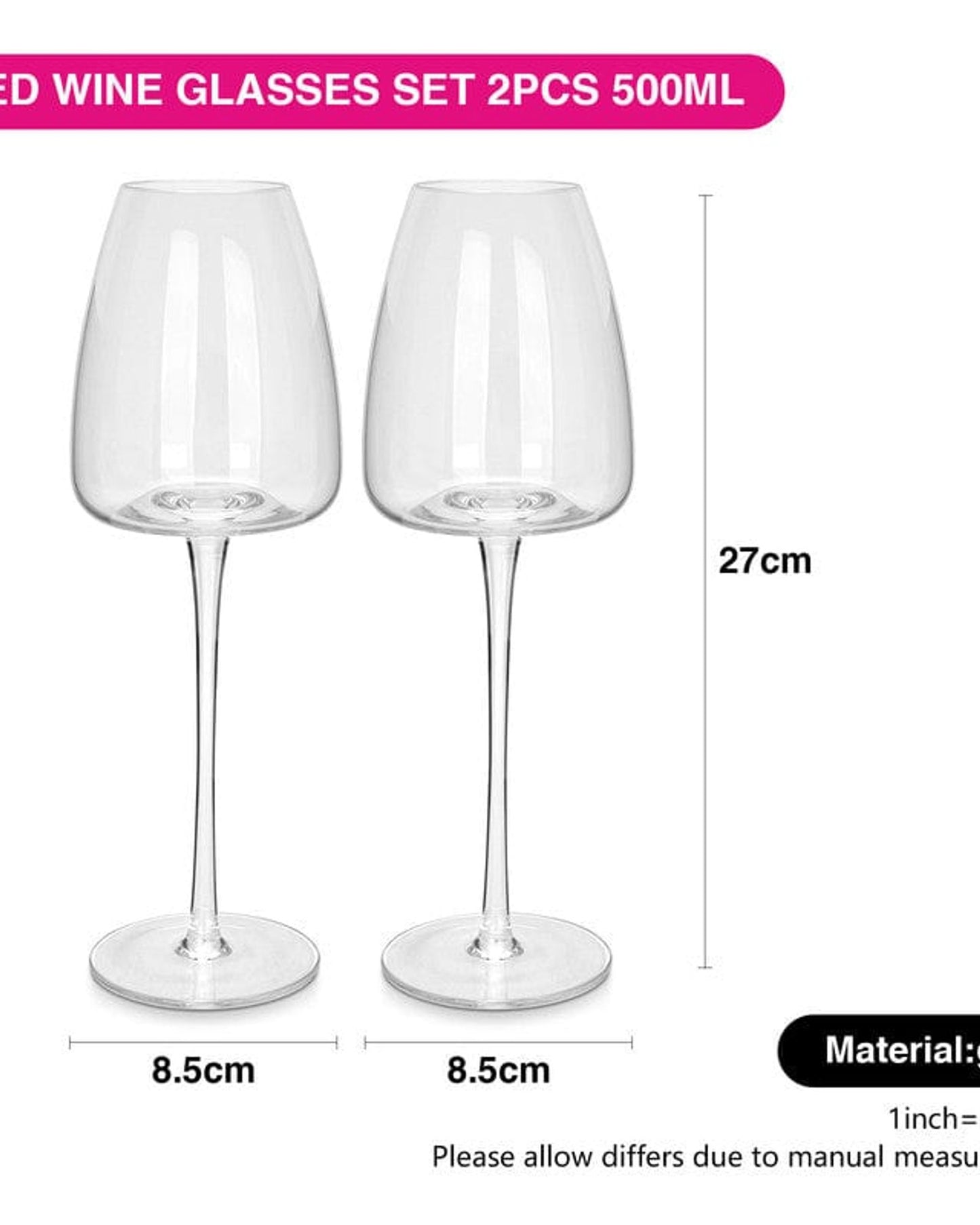 Fissman Red Wine 2Pc 500ml
