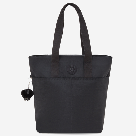 KIPLING Hanifa Black Noir Large tote I7937-P39