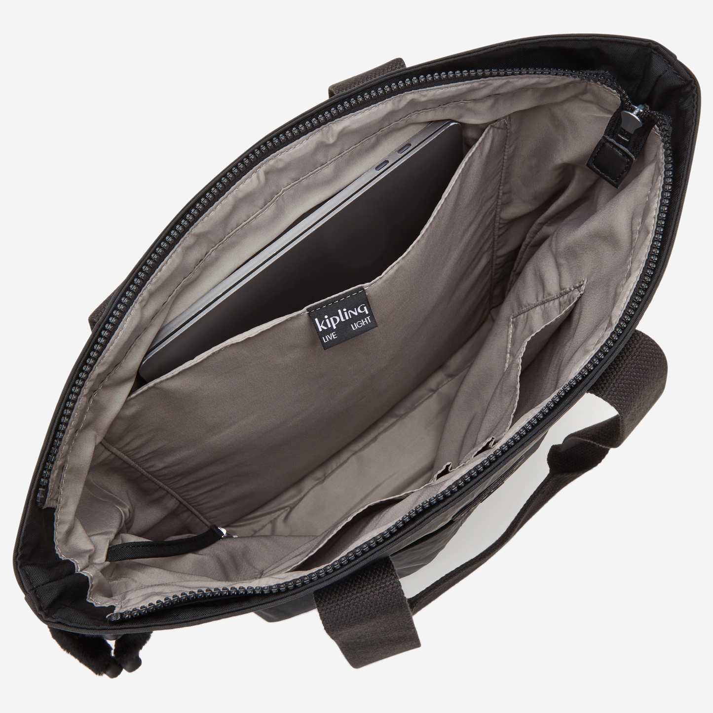 KIPLING Hanifa Black Noir Large tote I7937-P39