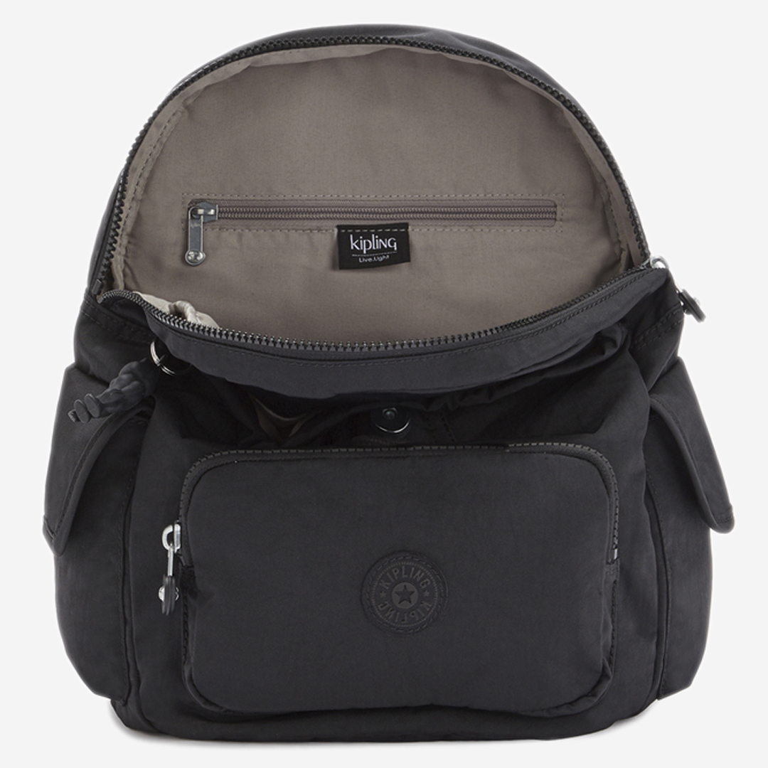 KIPLING City Pack S Black Noir Small backpack 15635-P39