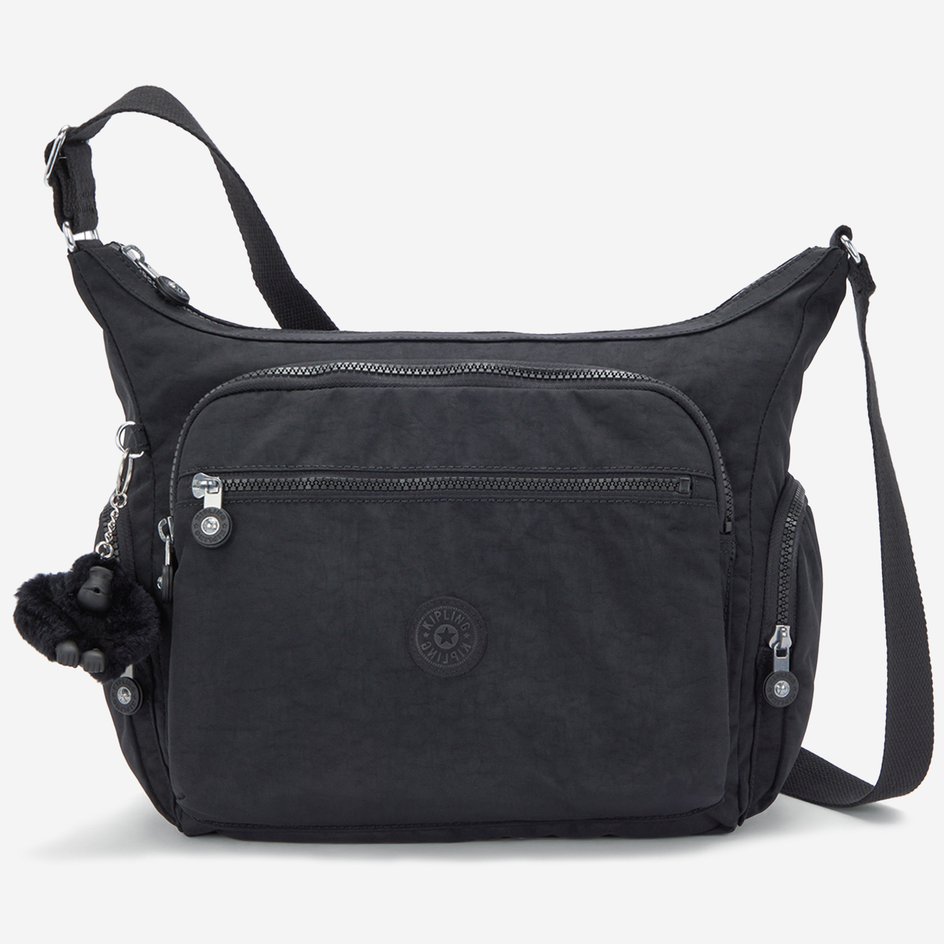 KIPLING Gabbie Black Noir Large crossbody 15255-P39