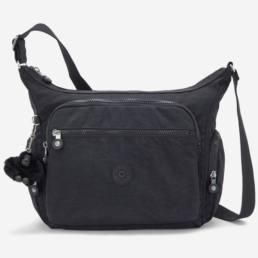 KIPLING Gabbie Black Noir Large crossbody 15255-P39