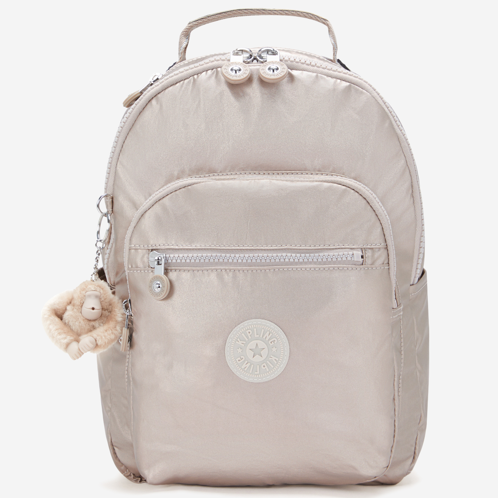 KIPLING Seoul S Metallic Glow Small backpack (with tablet compartment) I3789-48I
