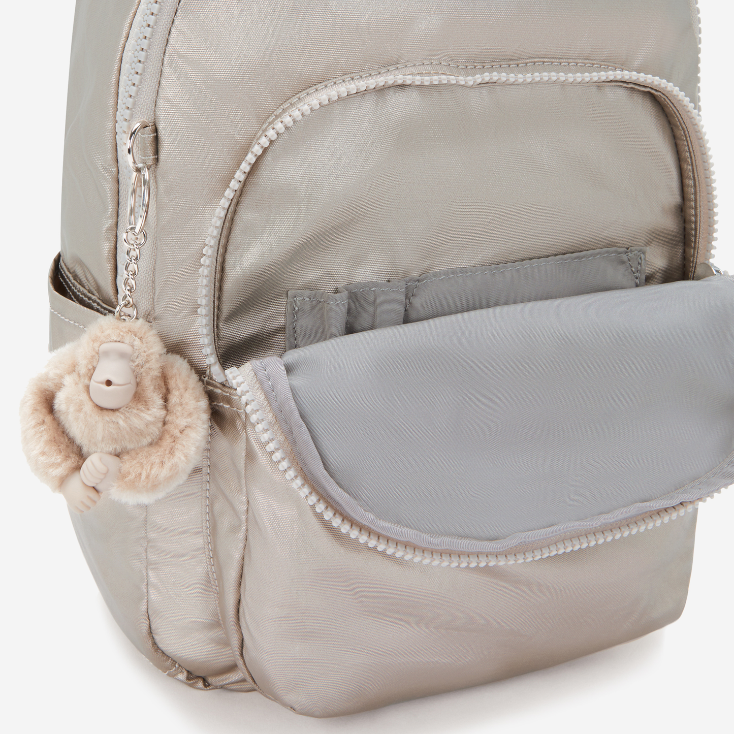 KIPLING Seoul S Metallic Glow Small backpack (with tablet compartment) I3789-48I