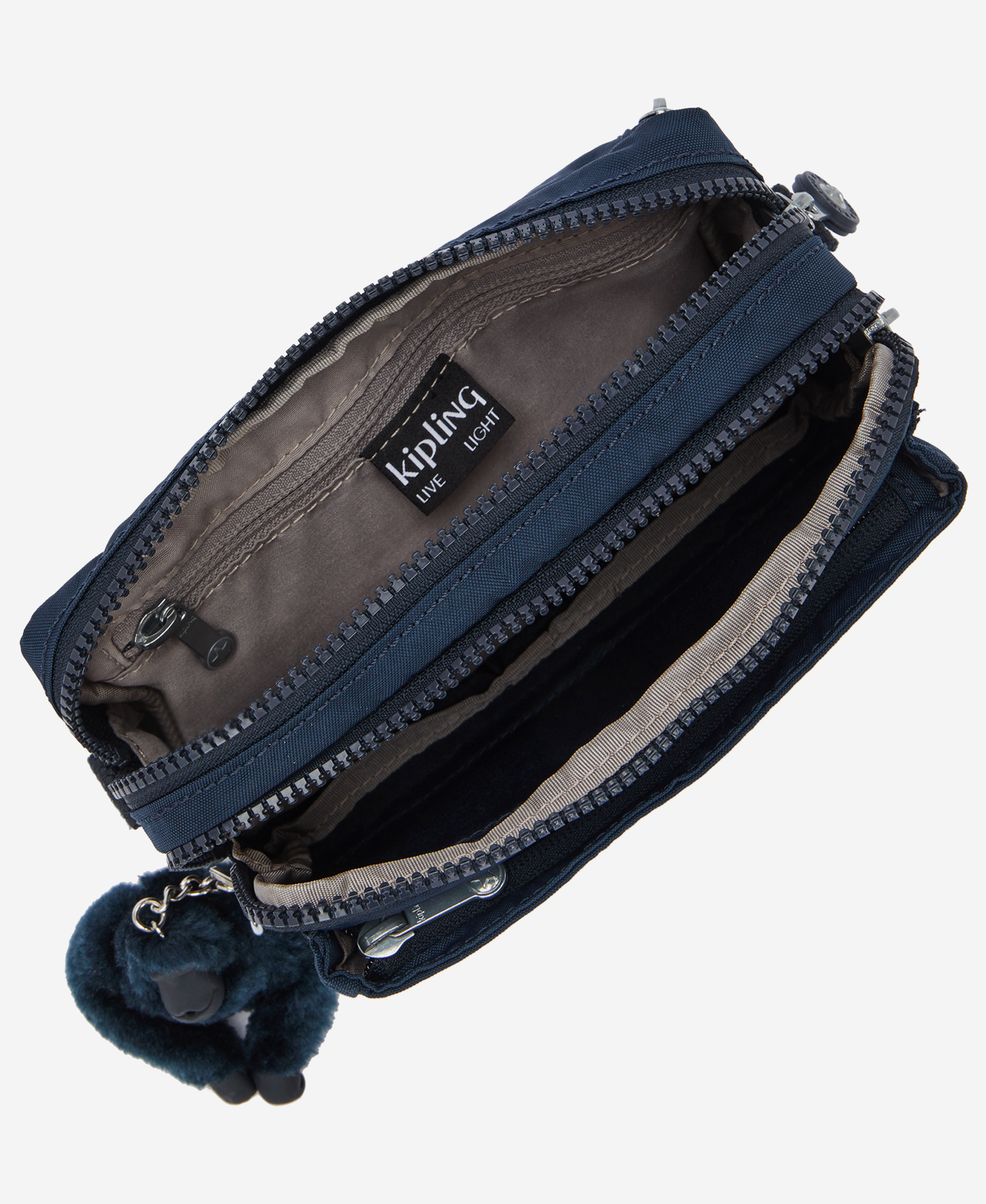 KIPLING Abanu Multi Blue Bleu 2 Small crossbody convertible to waistbag (with removable shoulderstrap) I3795-96V