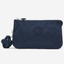 Kipling Creativity L Blue Bleu 2 Large Purse 13265-96V