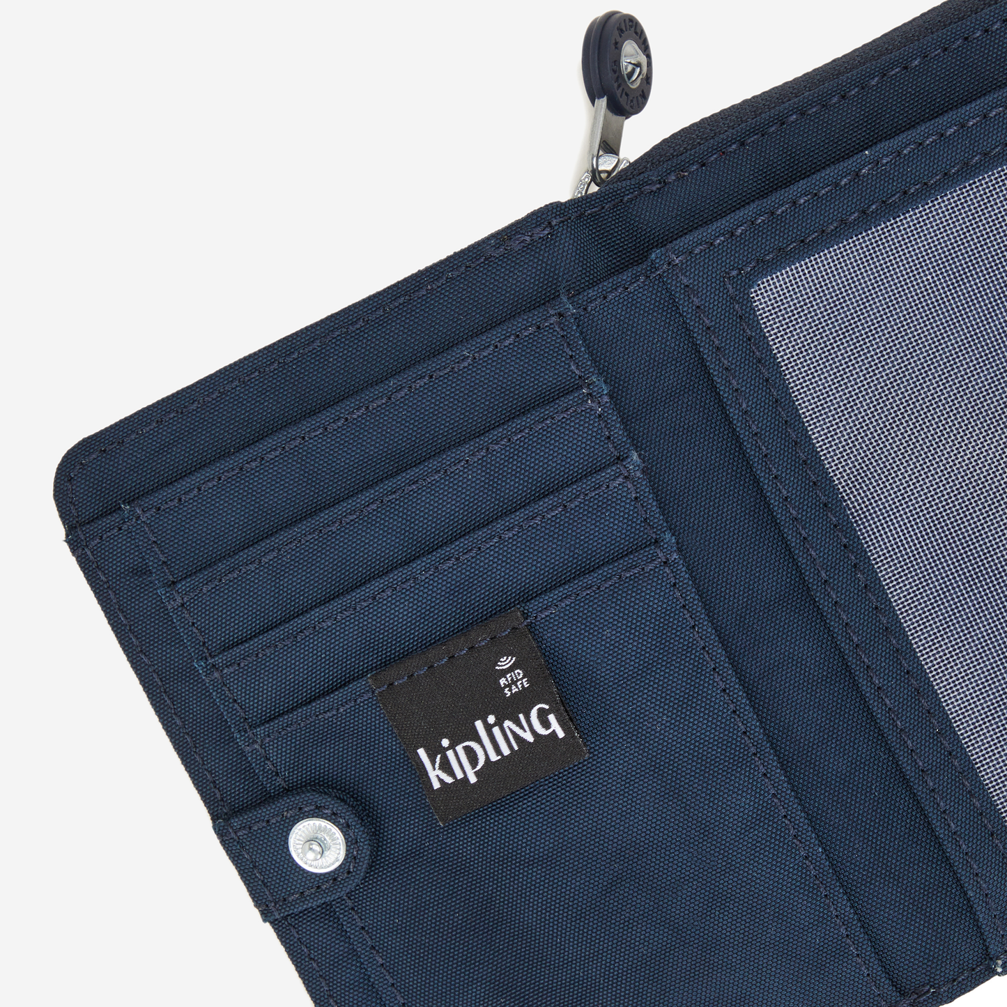 KIPLING Money Love Blue Bleu 2 Medium Wallet I3738-96V