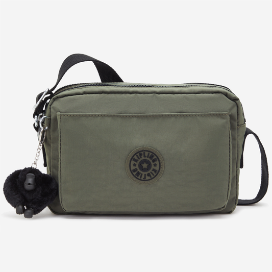 KIPLING Abanu M Green Moss Medium crossbody I7076-88D