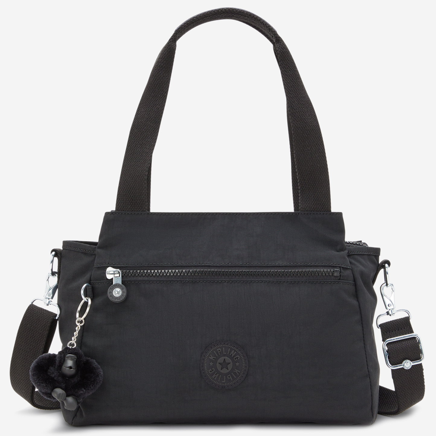 KIPLING Elysia Black Noir Medium shoulderbag (with removable shoulderstrap) 43791-P39