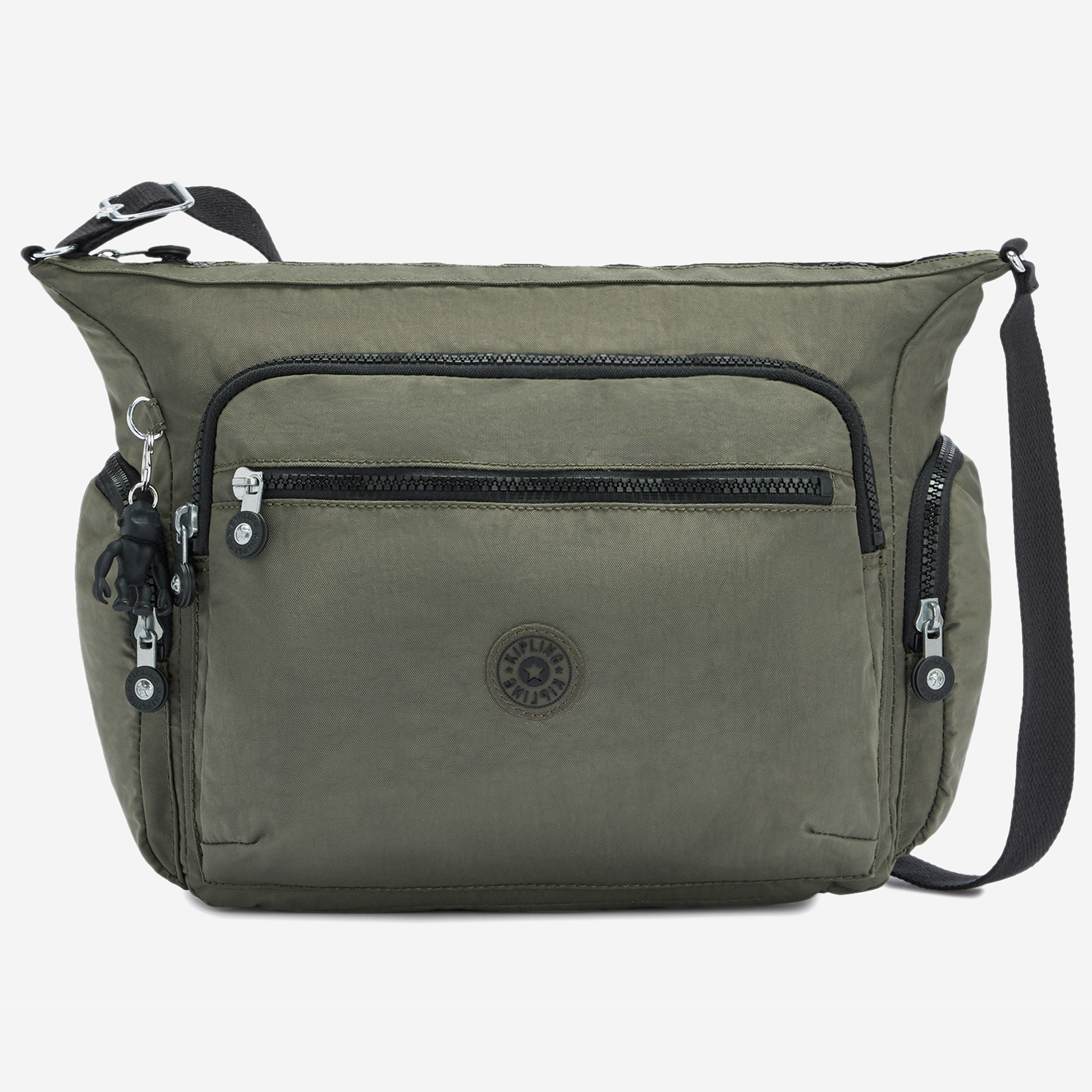 KIPLING Gabbie Green Moss Large crossbody 15255-88D
