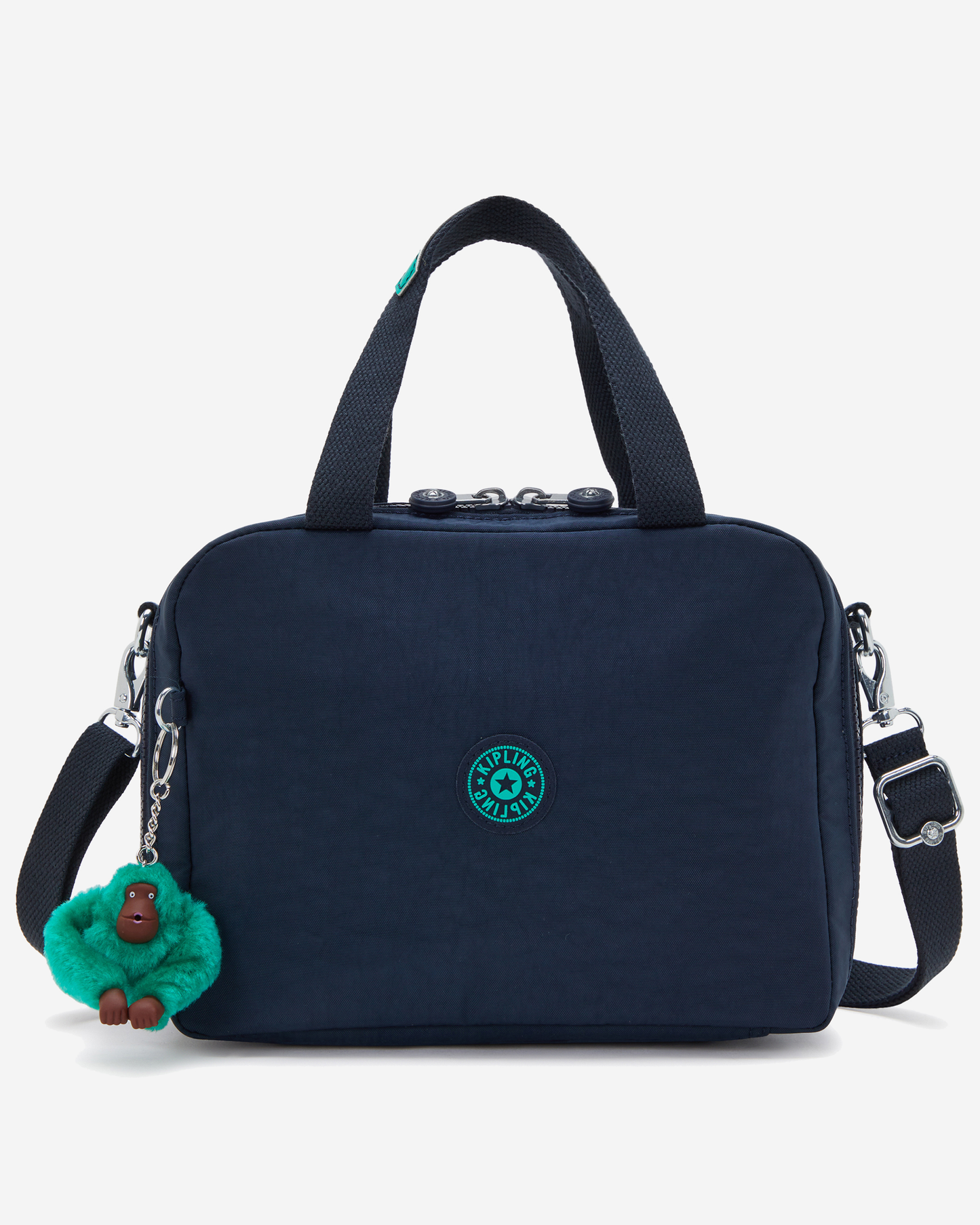 Kipling  Miyo Blue Green Bl Large LunchBag with Trolley Sleeve 15381-CD7