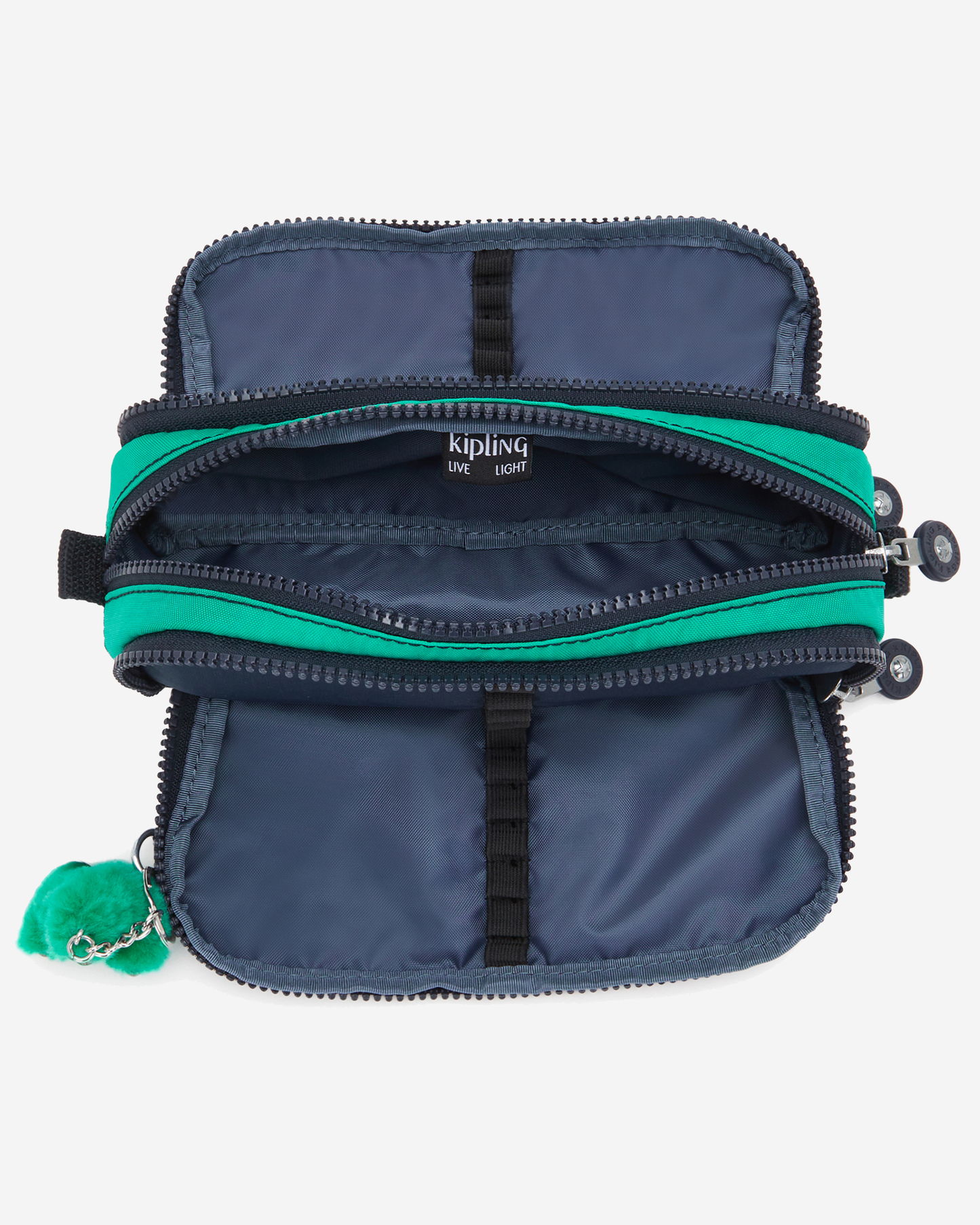 Kipling  Gitroy Blue Green Bl Large Pencase 13564-CD7