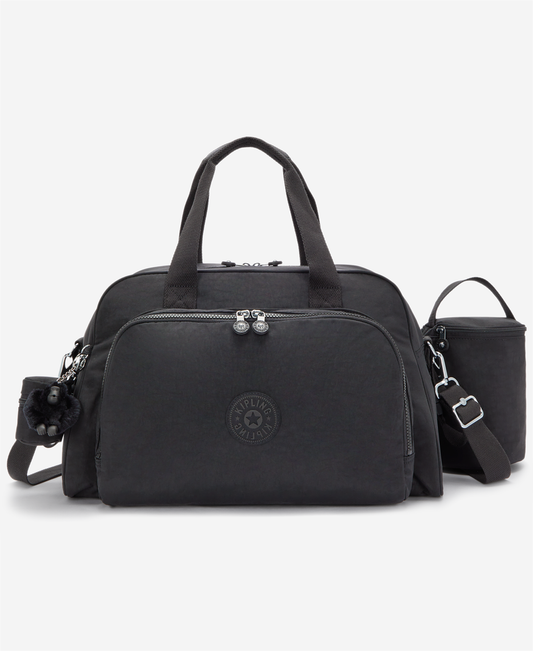 KIPLING Camama Black Noir Large baby bag (with changing mat) 10153-P39