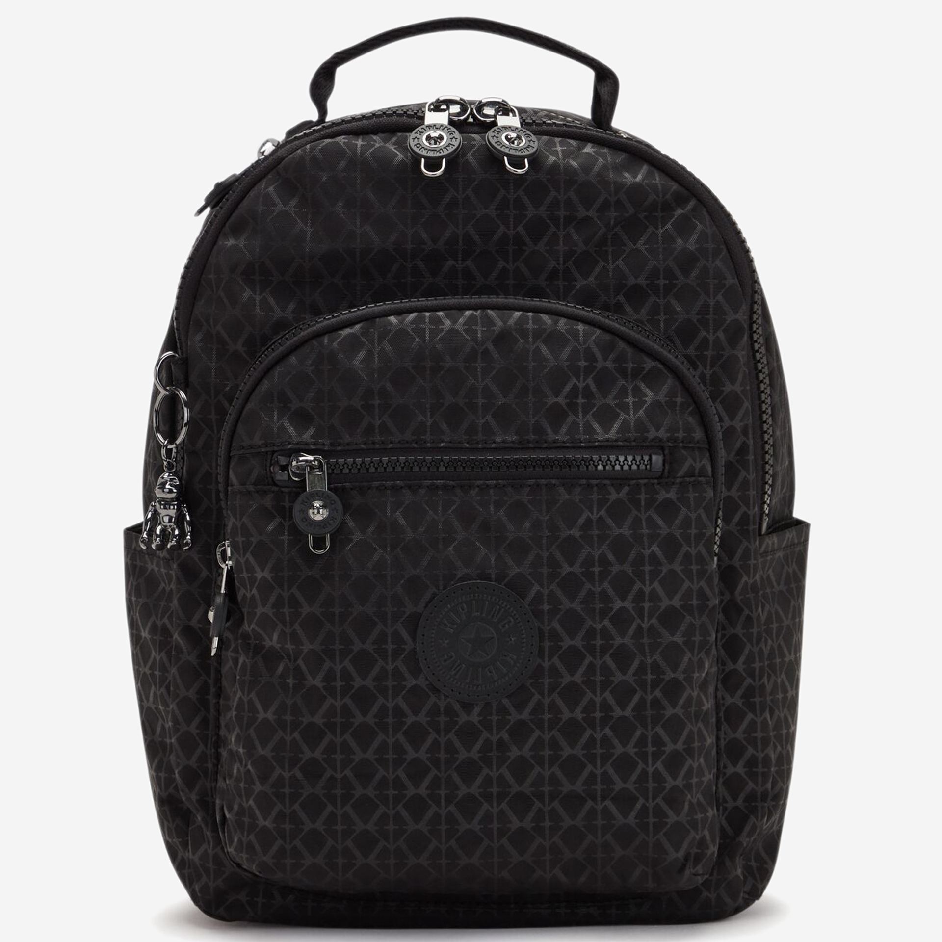 KIPLING Seoul S Signature Emb Small backpack (with tablet compartment) I3789-K59