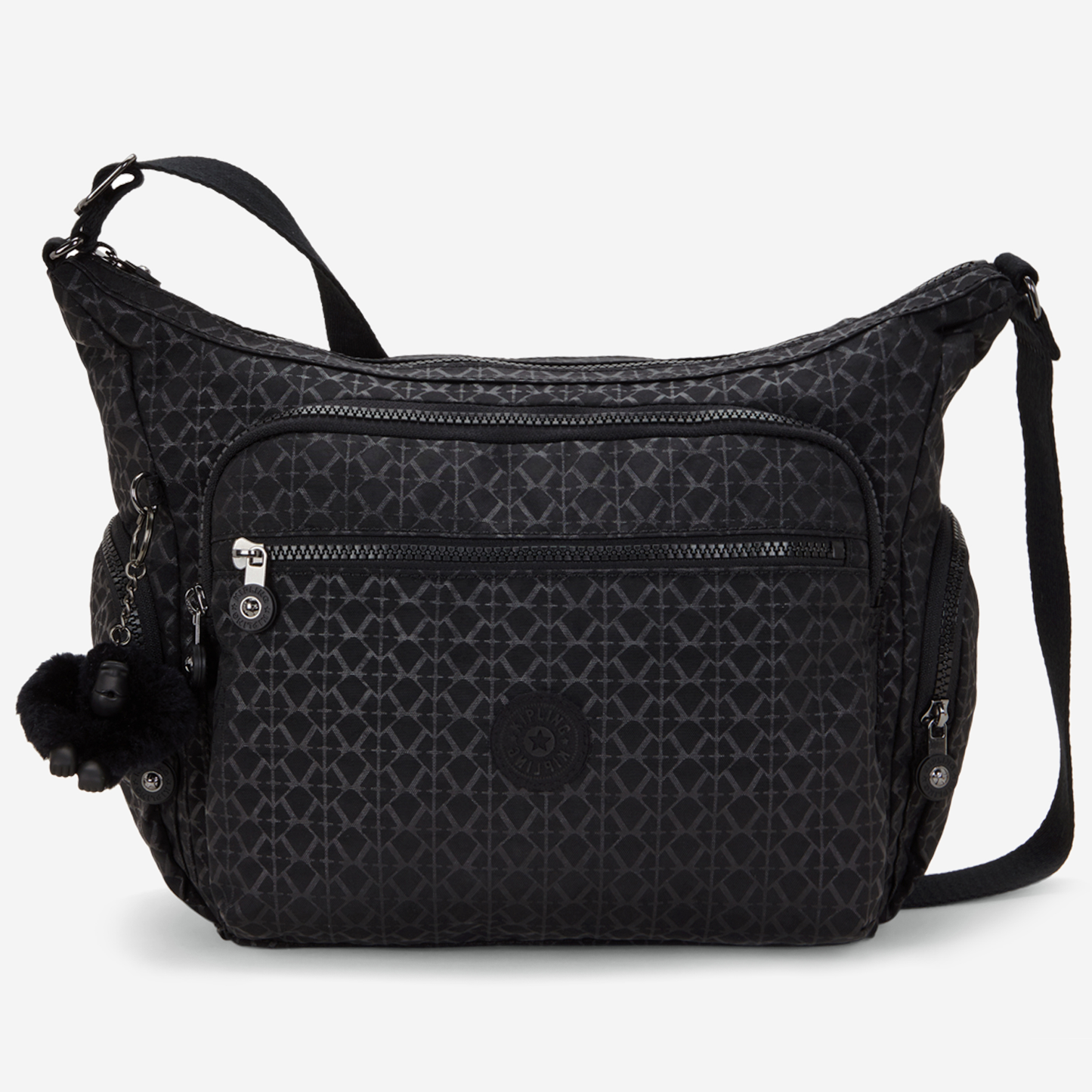 KIPLING Gabbie Signature Emb Large crossbody 22621-K59