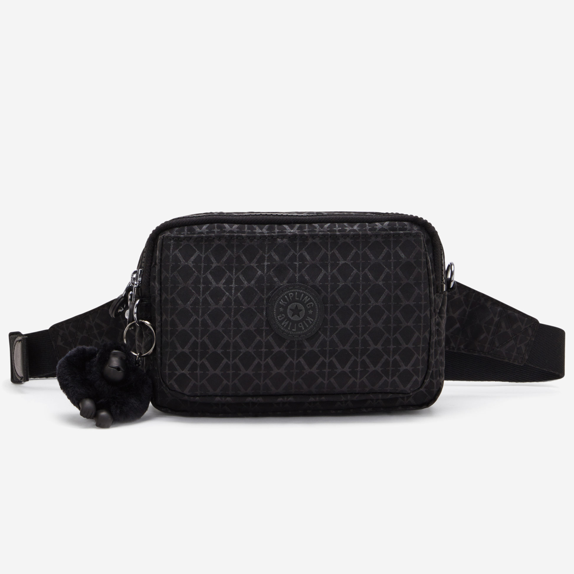 KIPLING Abanu Multi Signature Emb Small crossbody convertible to waistbag (with removable shoulderstrap) I3492-K59