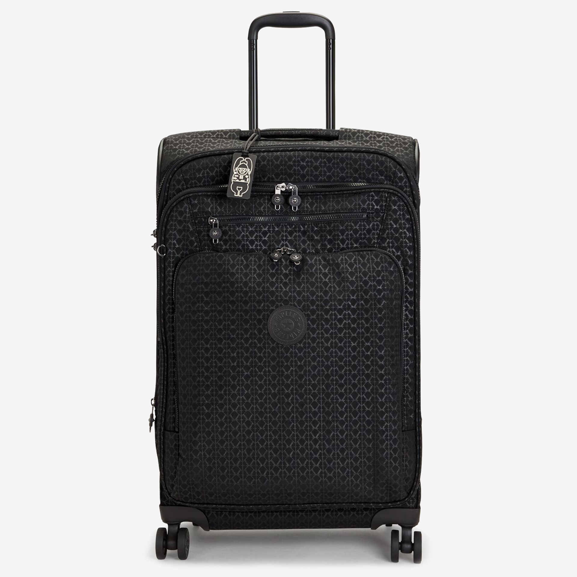 KIPLING New Youri Spin M Signature Emb Medium expandable wheeled luggage I7575-K59