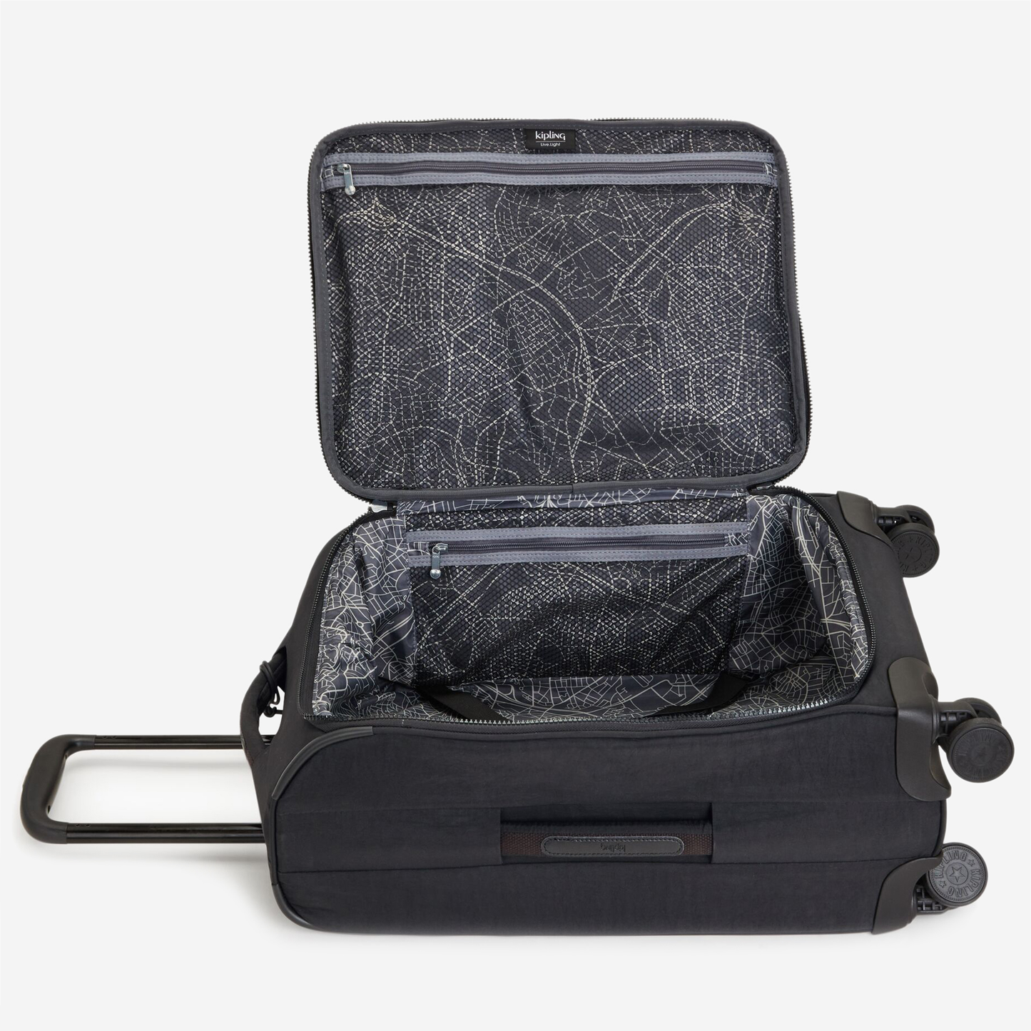 KIPLING New Youri Spin S Black Noir Small wheeled luggage I7504-P39