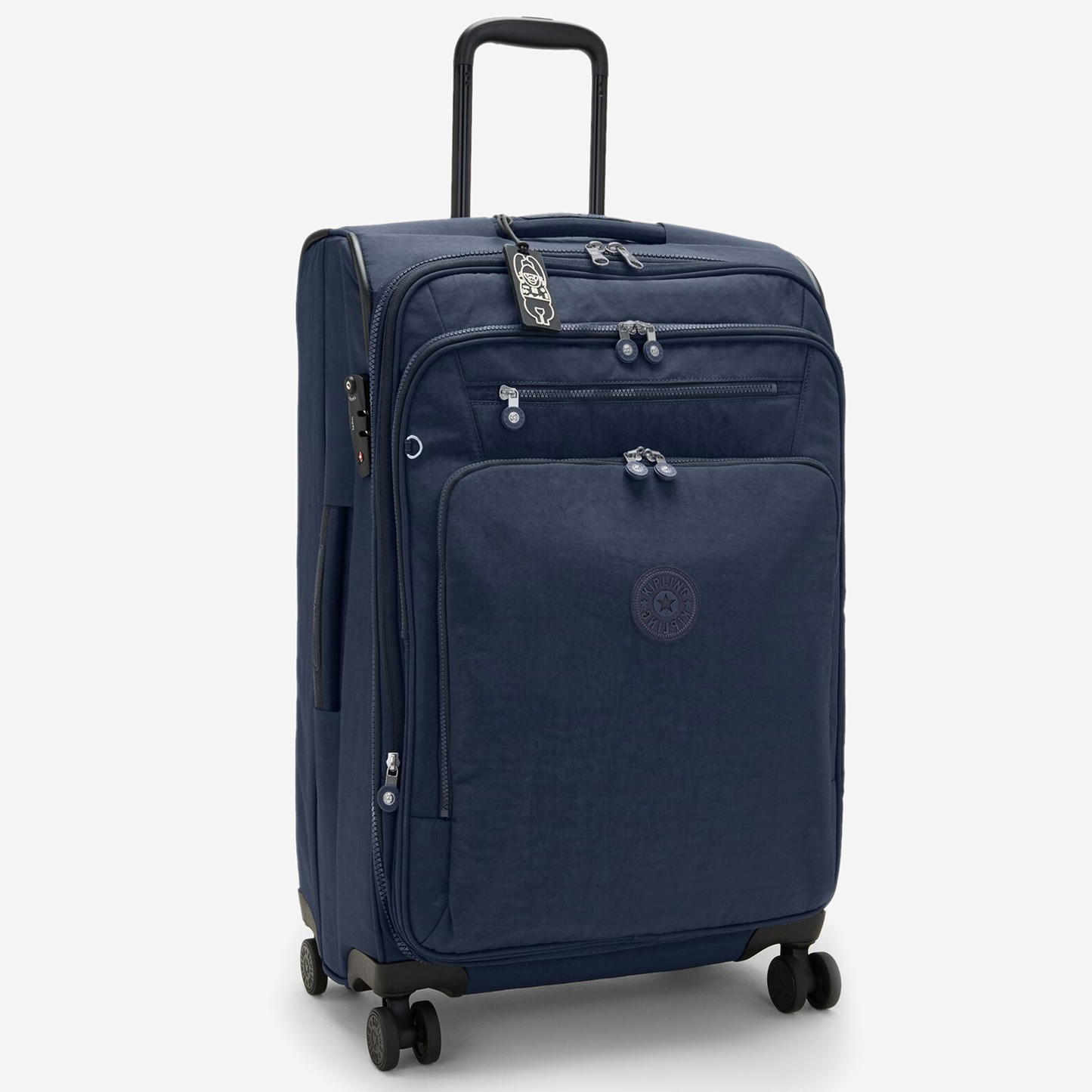 KIPLING New Youri Spin M Blue Bleu 2 Medium expandable wheeled luggage I7706-96V