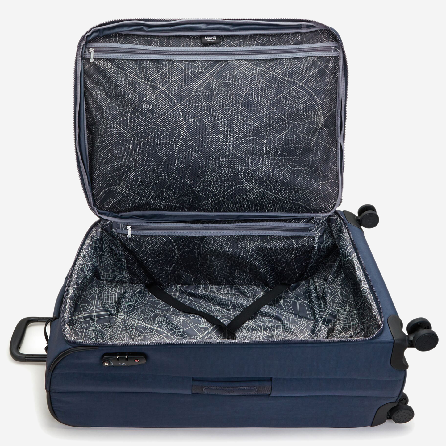 KIPLING New Youri Spin L Blue Bleu 2 Large expandable wheeled luggage I7930-96V