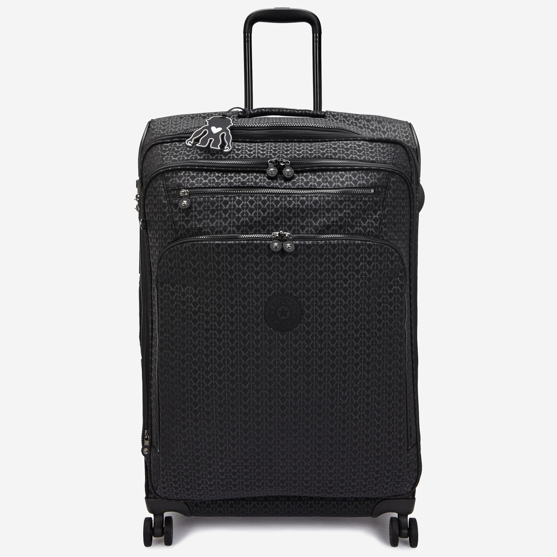 KIPLING New Youri Spin L Signature Emb Large expandable wheeled luggage I7572-K59