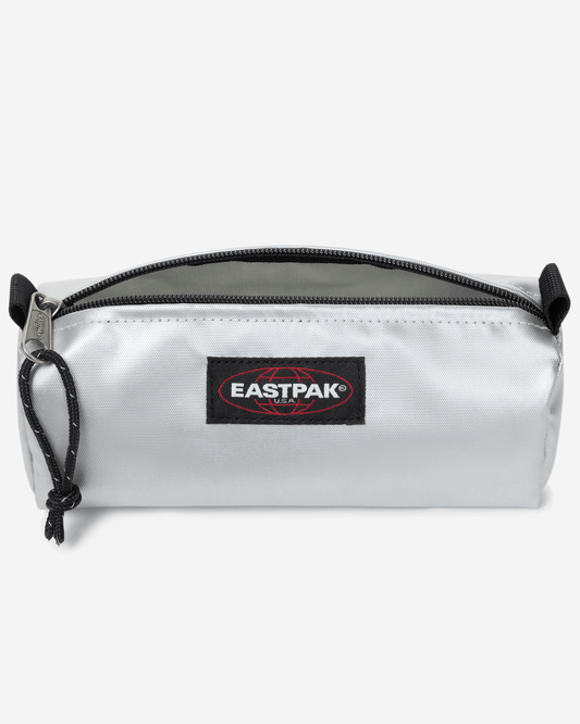 Eastpak Benchmark Single Space Silver Pencil Case