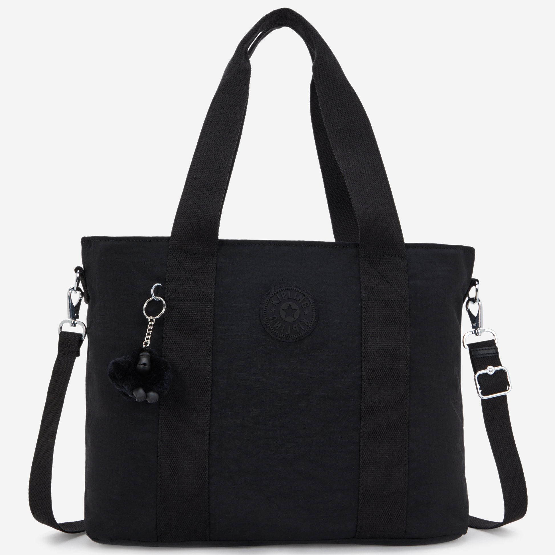 KIPLING Minta L Up Black Noir Large tote (with removable shoulderstrap) I8258-P39