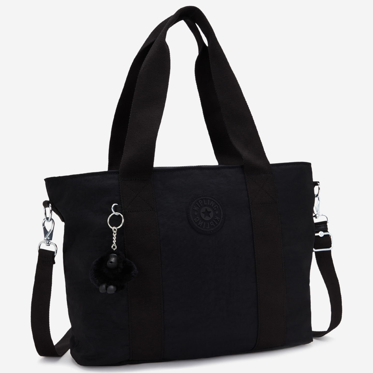 KIPLING Minta L Up Black Noir Large tote (with removable shoulderstrap) I8258-P39