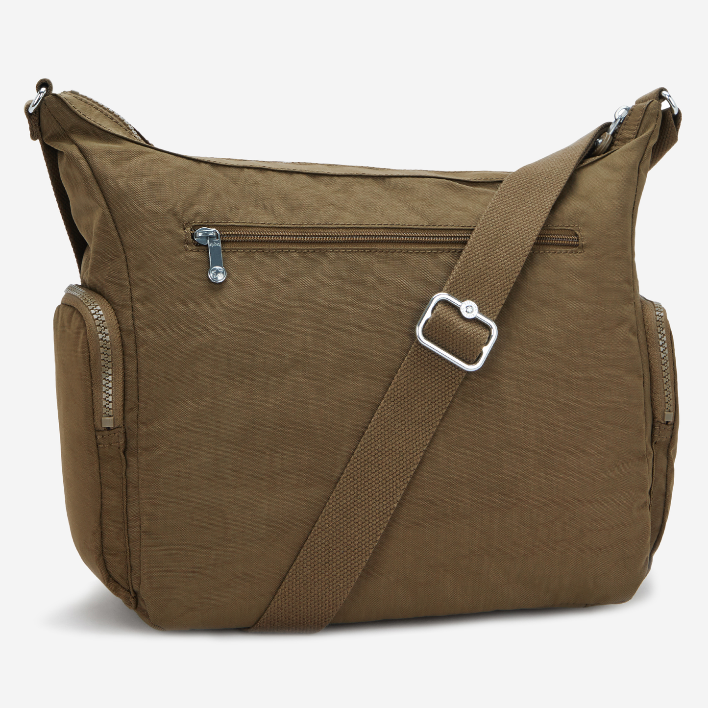 KIPLING Gabbie Smooth Khaki Large crossbody 15255-1NA