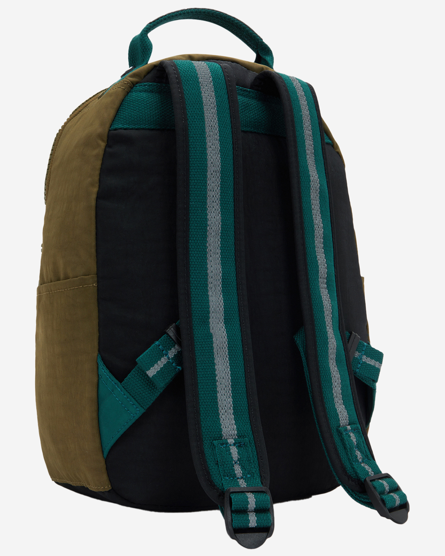 Kipling  Seoul S Black Khaki Bl Small Backpack (with Tablet Compartment) I4345-5FY