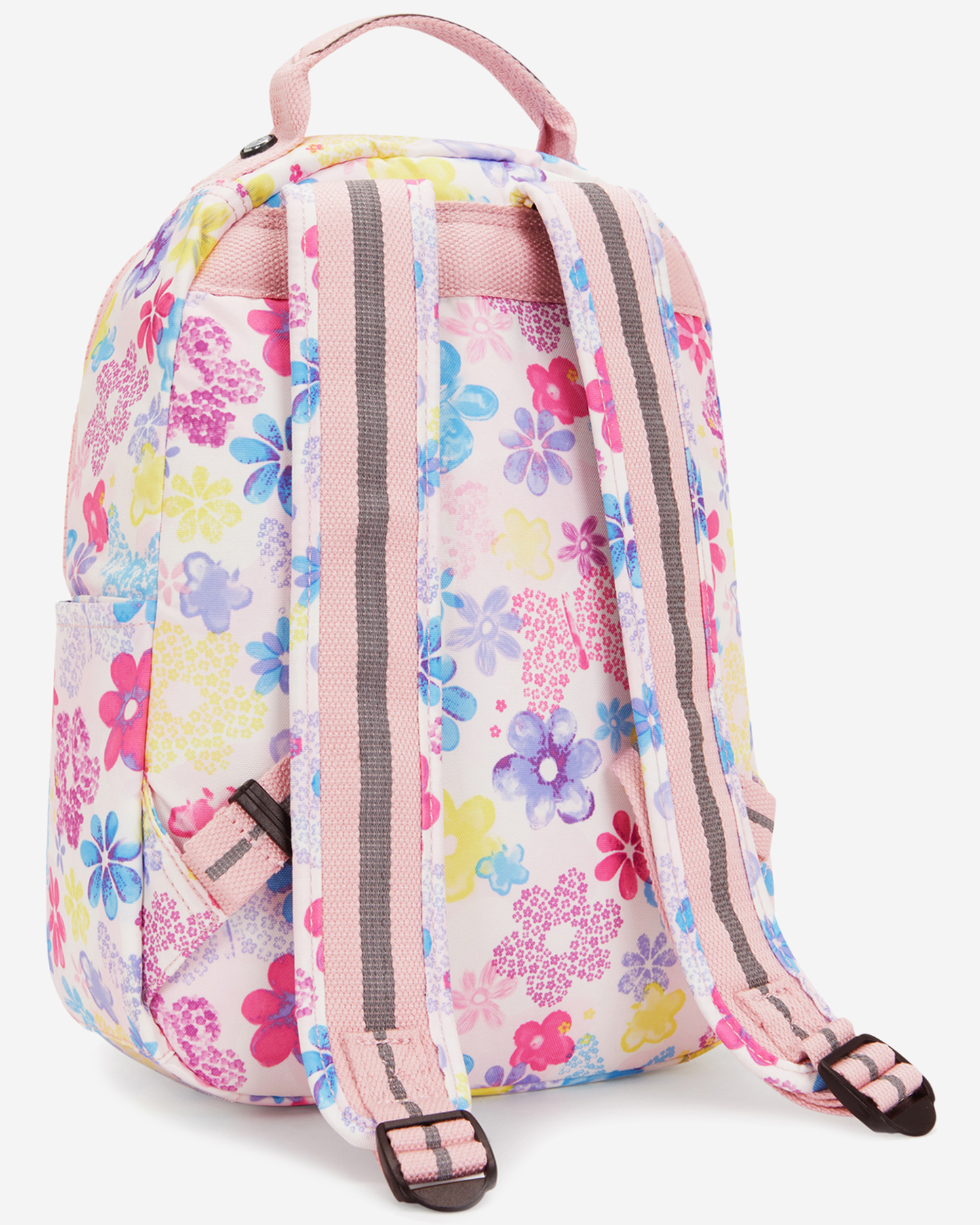 Kipling  Seoul S Flower Stamp Small Backpack (with Tablet Compartment) I5357-8EM
