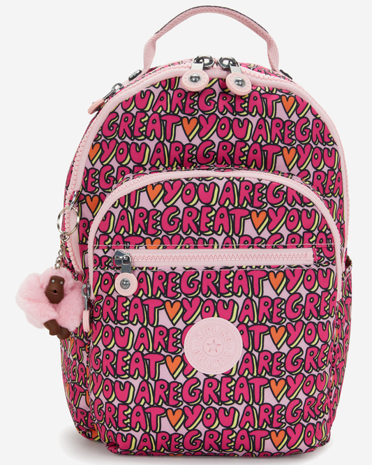 Kipling  Seoul S U R Great Prt Small Backpack (with Tablet Compartment) I5357-6KZ