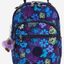 Kipling  Seoul S Dark Flwr Stamp Small Backpack (with Tablet Compartment) I5357-4FM