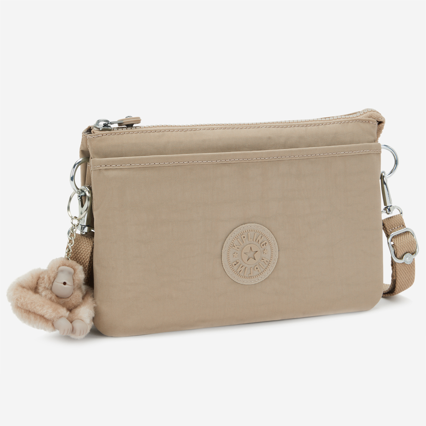 KIPLING Riri Soft Taupe Small crossbody (with removable shoulderstrap) I7590-4PW