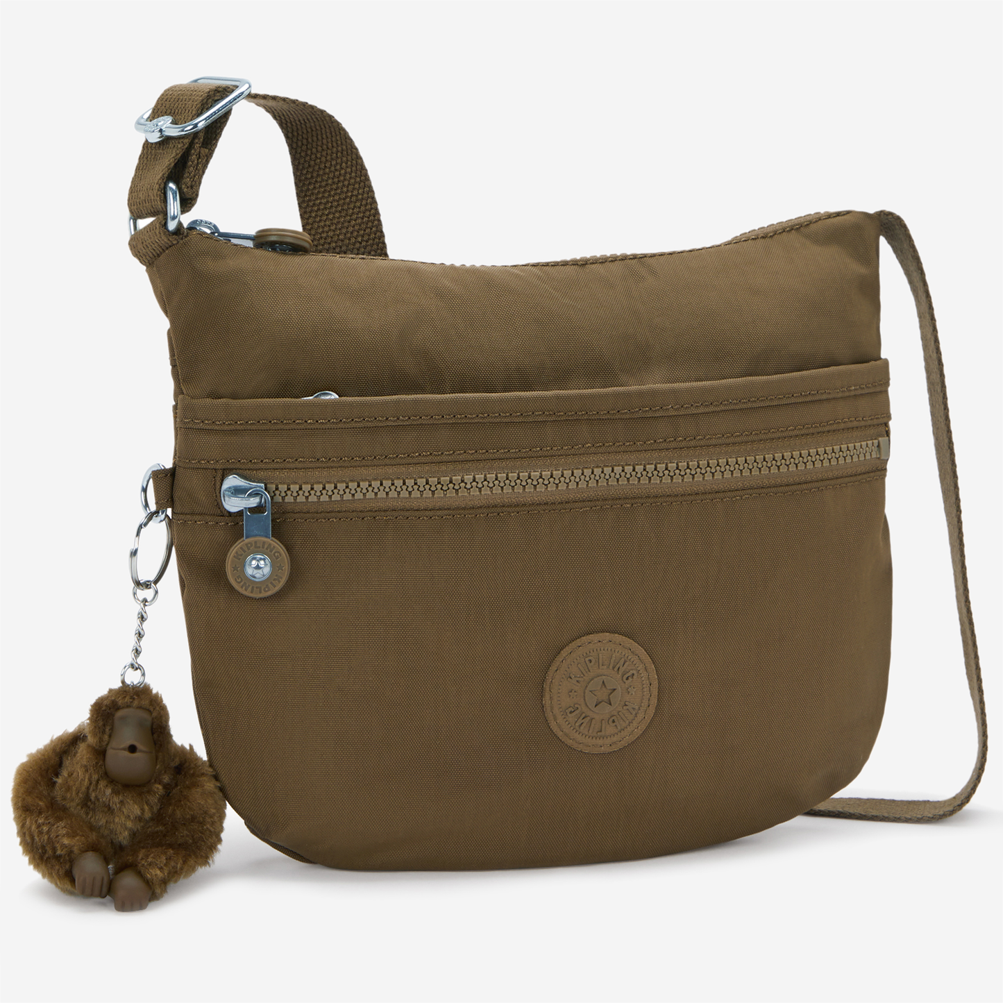 KIPLING Arto S Smooth Khaki Small crossbody 00070-1NA