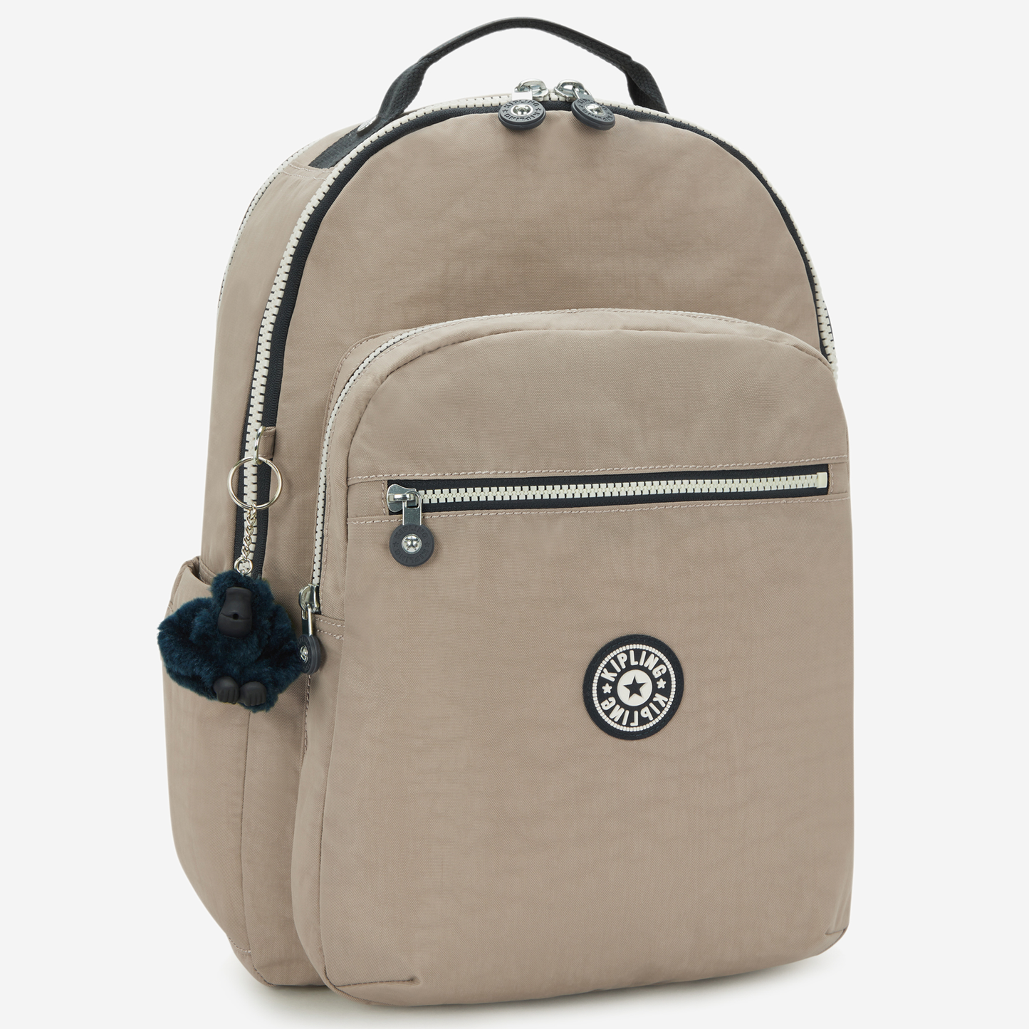 KIPLING Seoul Lap Soft Taupe C Large backpack (with laptop compartment) I2969-7ML