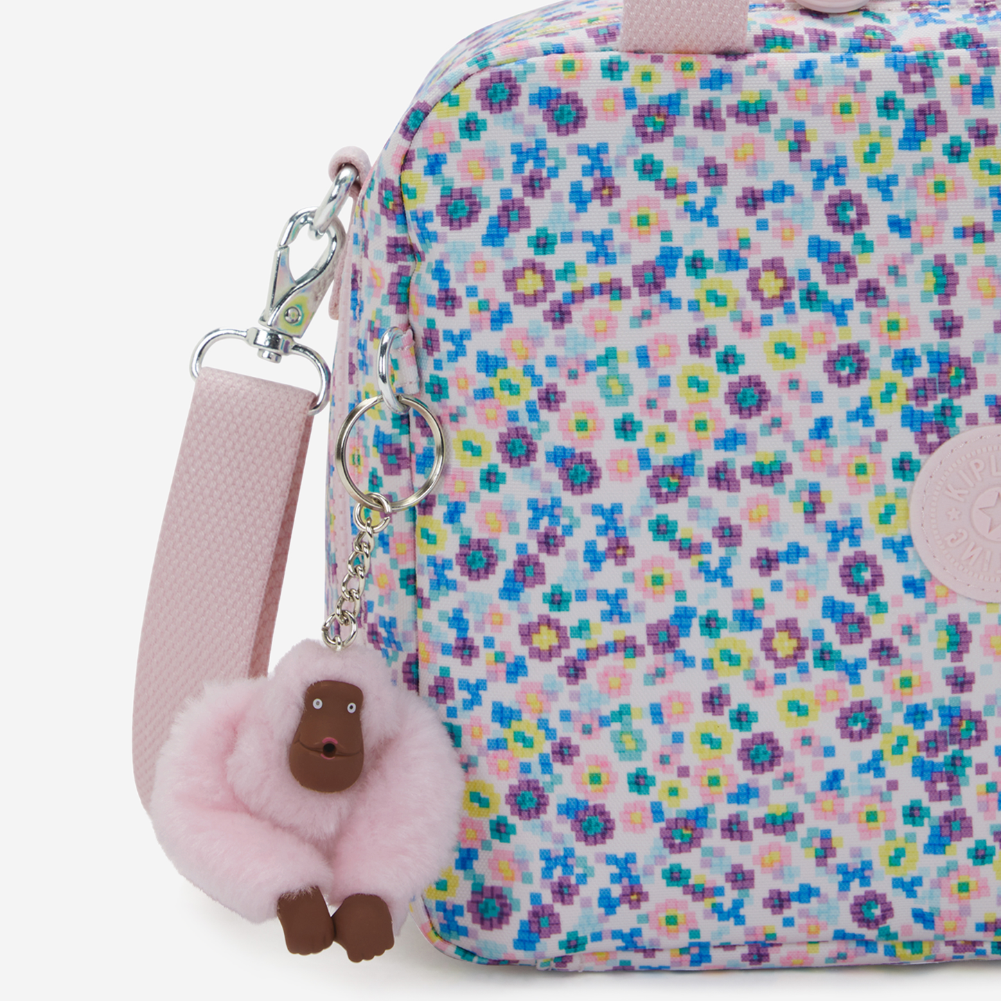 KIPLING Miyo Digi Flower Prt Large lunchbag (with trolley sleeve) I2989-7ER