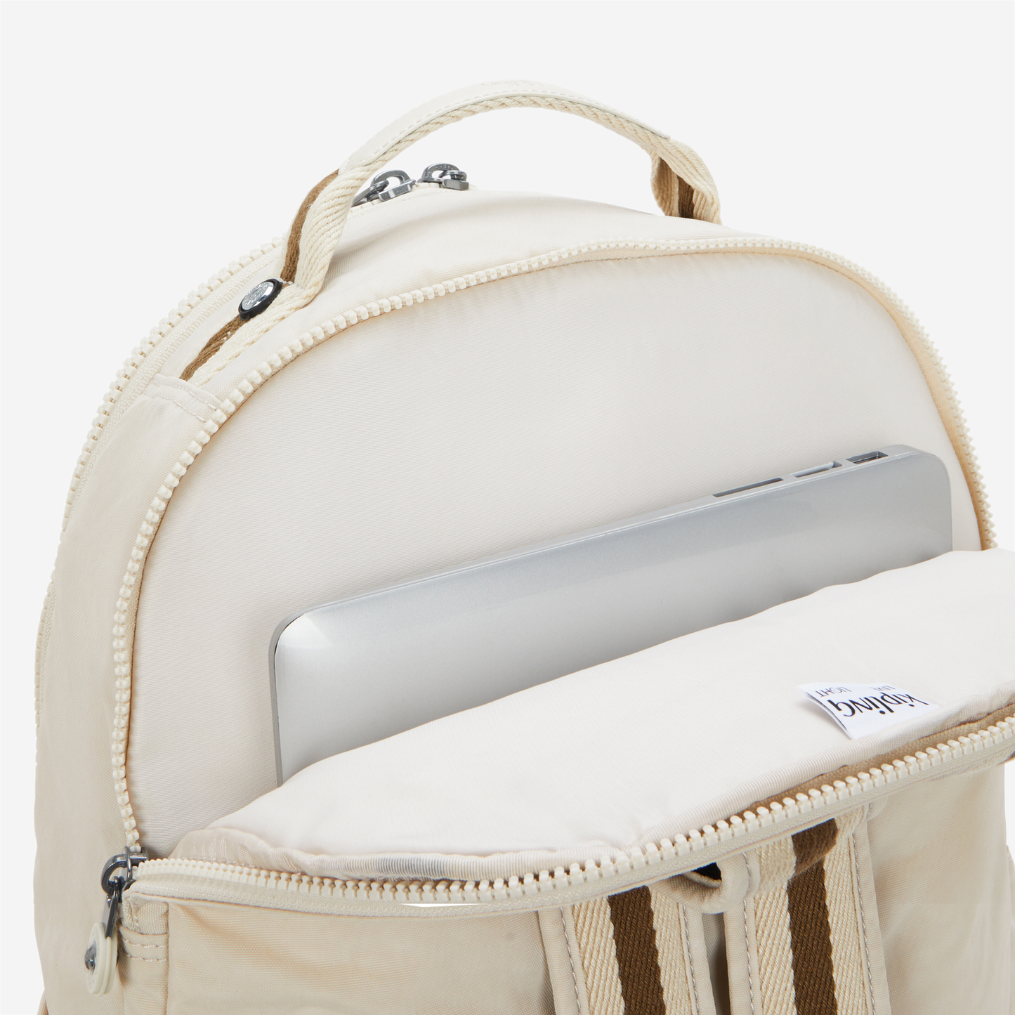 KIPLING Seoul Lap Soft Sand Large backpack (with laptop compartment) I2969-9LO