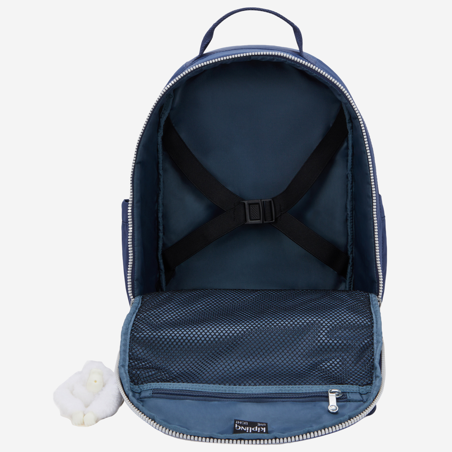 KIPLING Seoul Cabin Casual Blue C Large travel backpack (with laptop compartment) I9986-3RA
