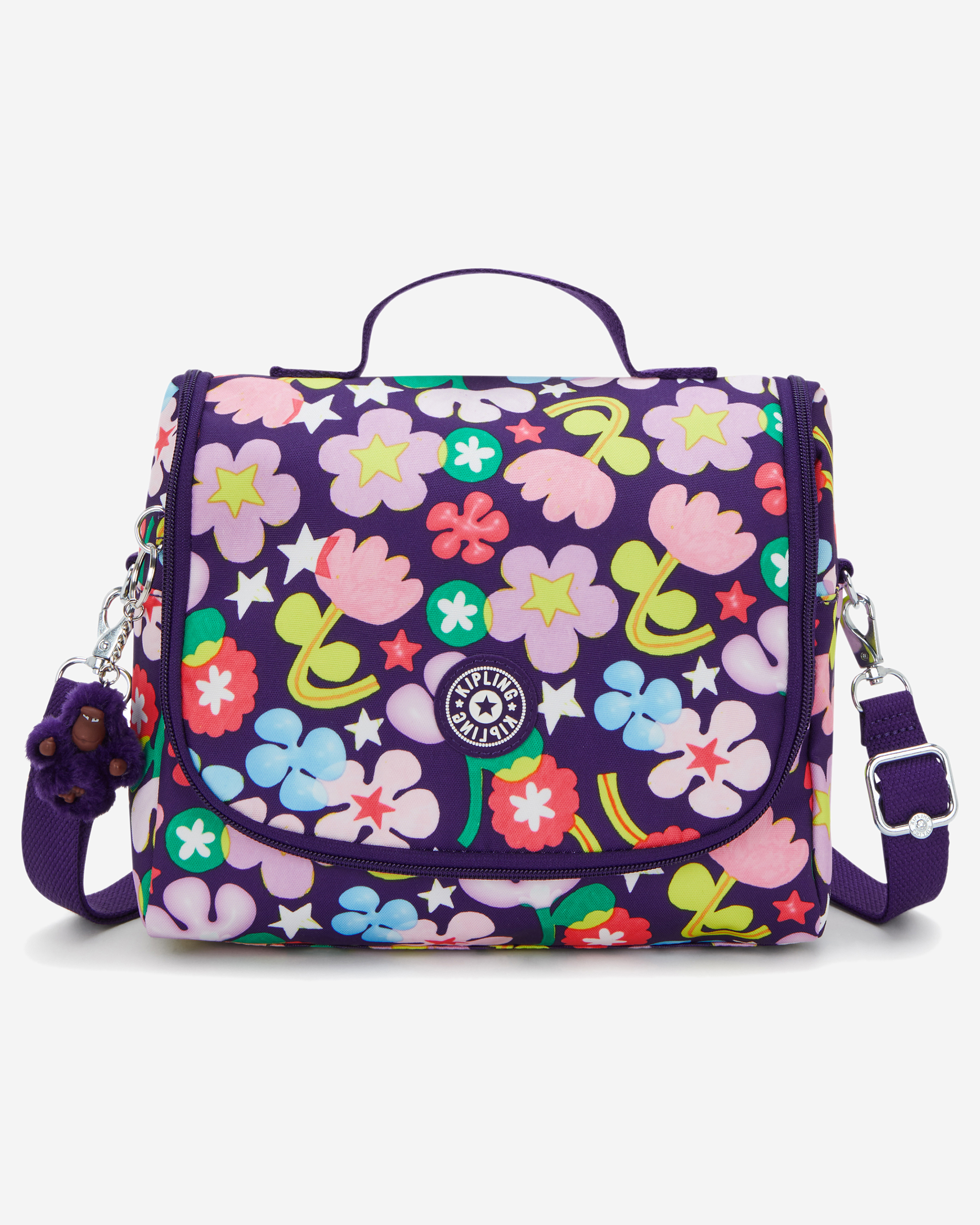 Kipling  New Kichirou Fairy Flower Large LunchBag with Trolley Sleeve I5749-9MO