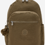 Kipling Seoul Smooth Khaki Large Backpack I5210-1NA
