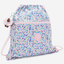 Kipling Supertaboo Digi Flower Prt Medium Backpack (with Drawstring) I5637-7ER