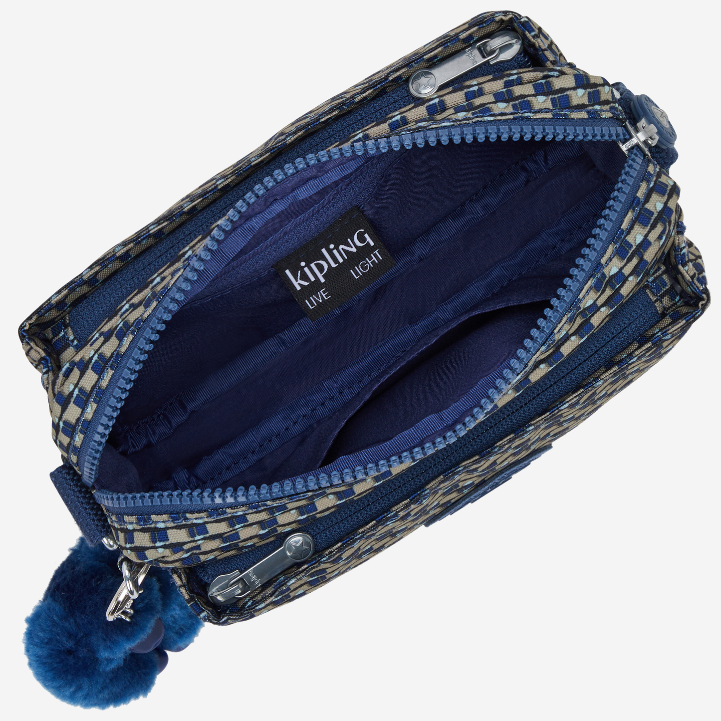 KIPLING Abanu Blue on Wire Small crossbody I3942-9PC