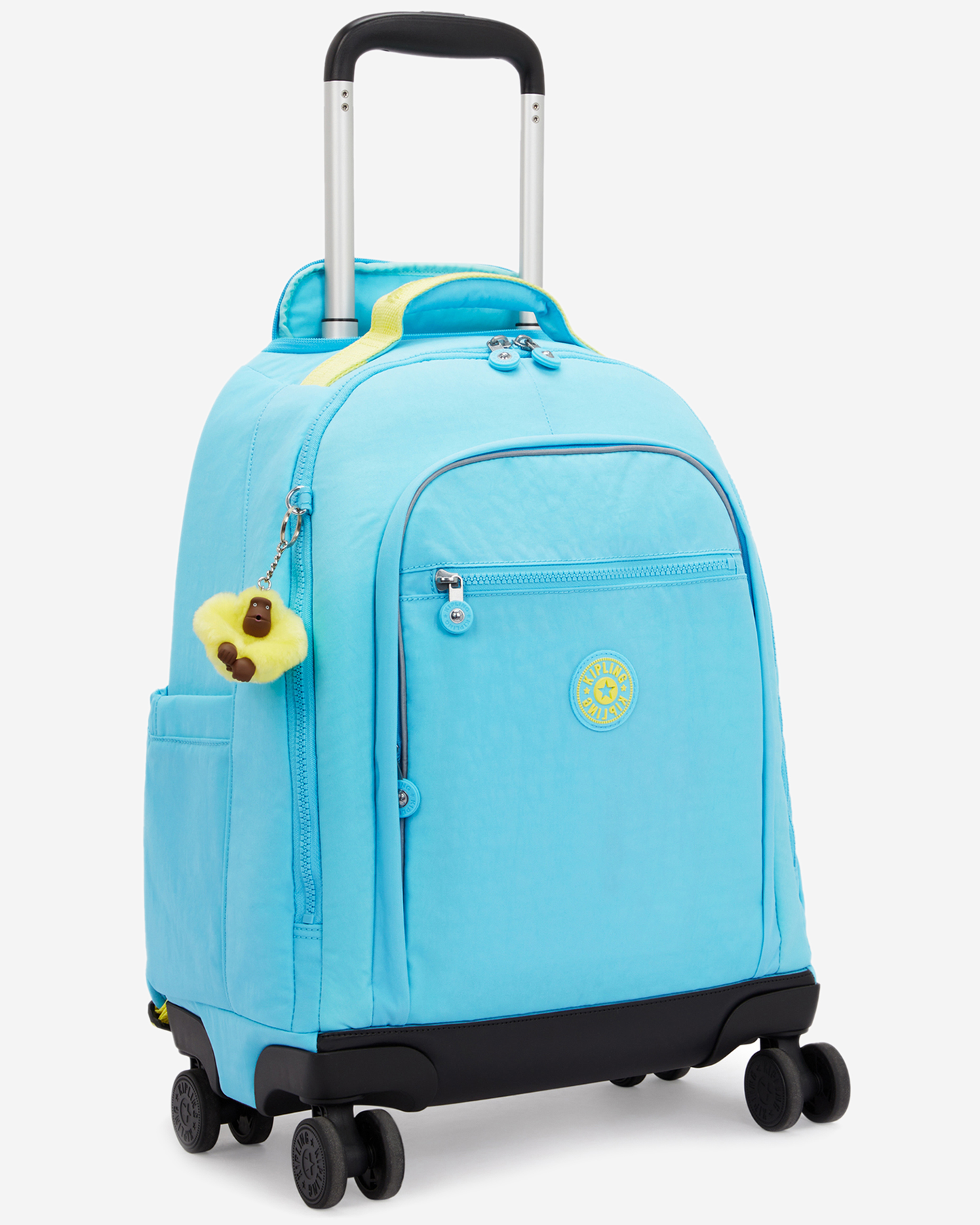 Kipling  New Zea Splash Blue Large Wheeled Backpack with Laptop Compartment I5246-3KR