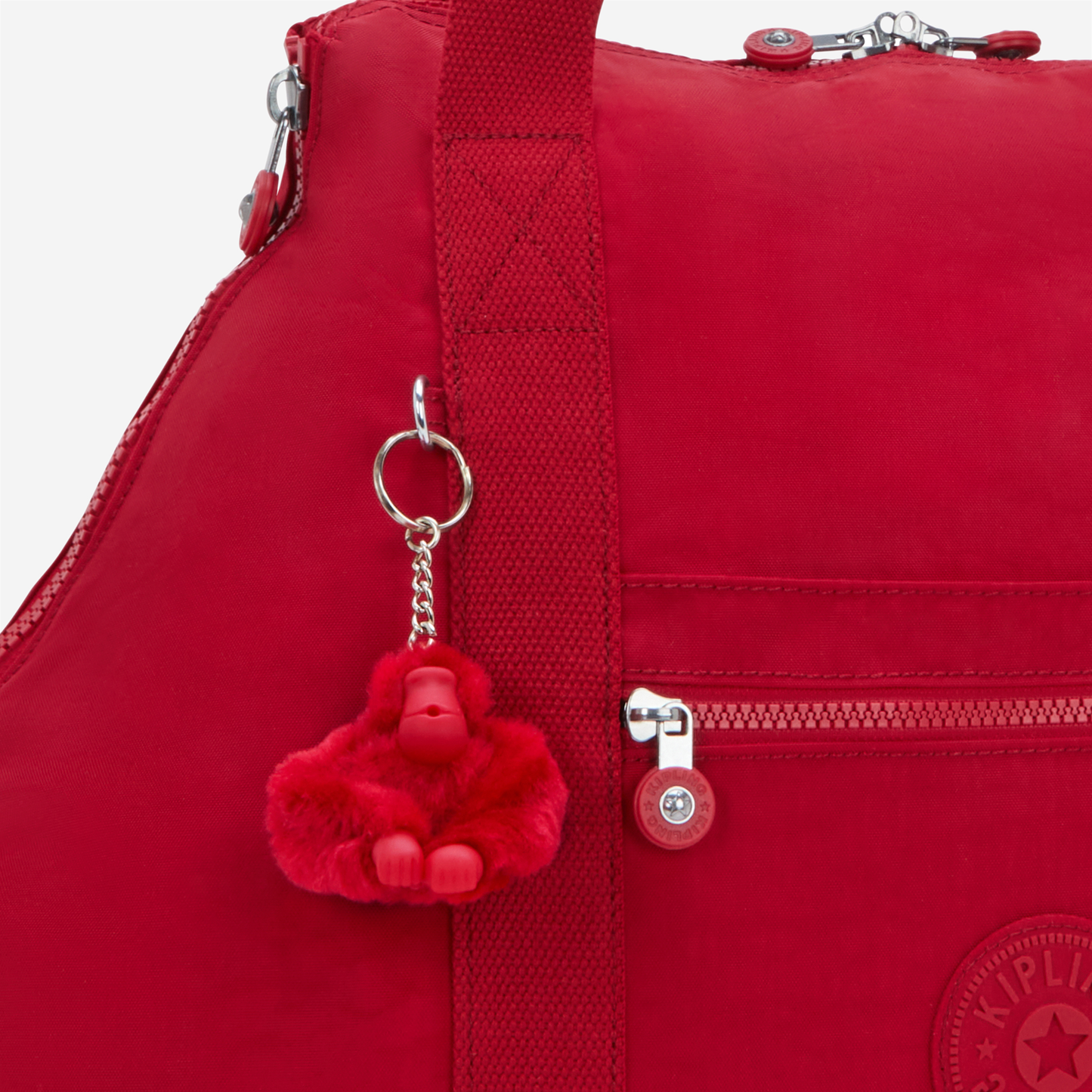 KIPLING Art M Ruby Red Large tote 13405-1NW